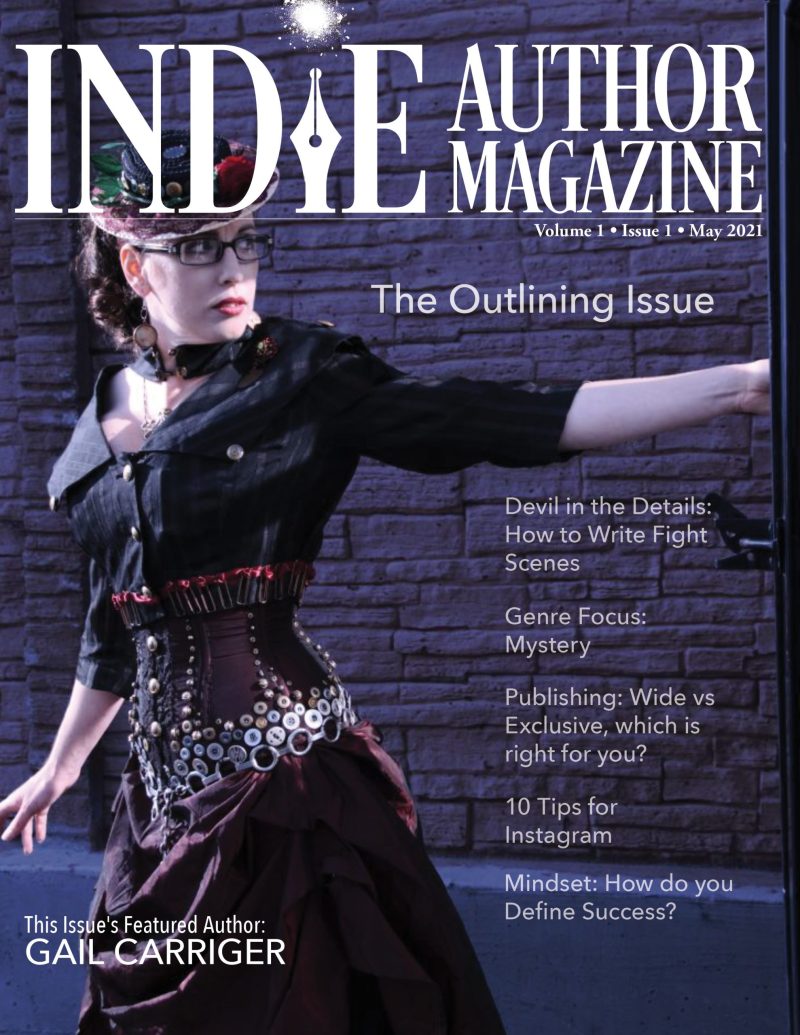 May 2021 Cover of Indie Author Magazine Featuring Gail Carriger